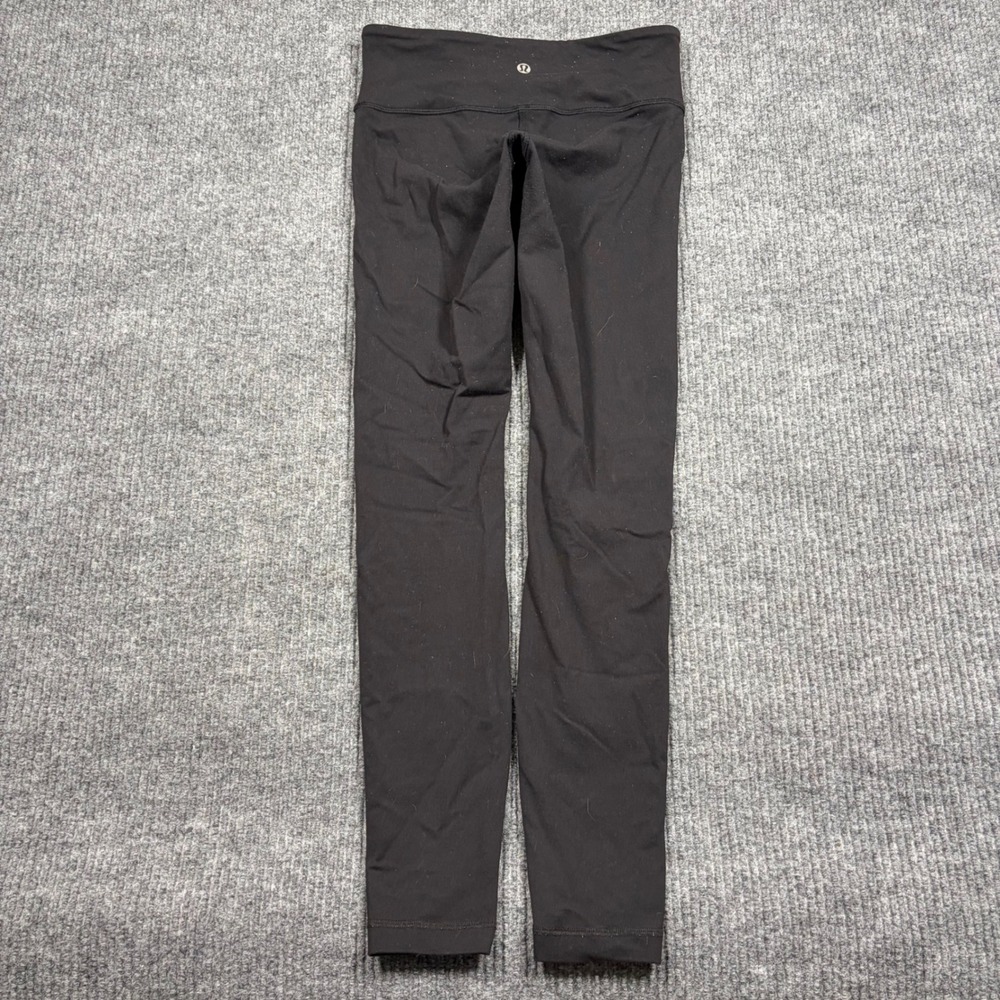 Lululemon Leggings Womens 4 Wunder Under High Rise Black Yoga Pants Full Length